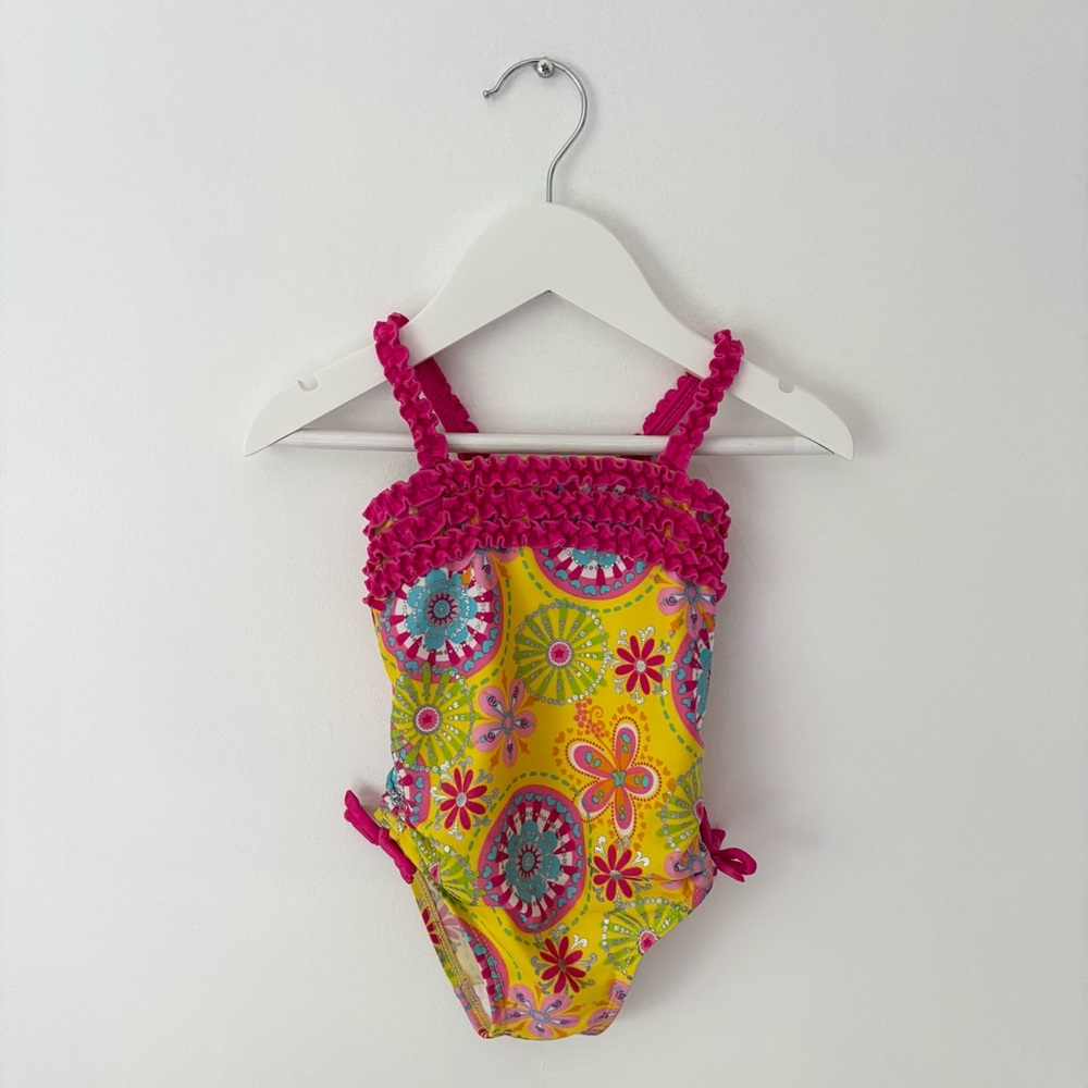Surf Zone Floral bathingsuit size 18 months
